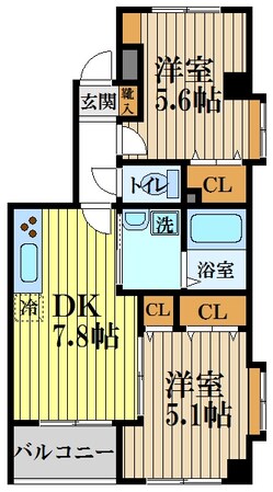 フォレスト壱番館の物件間取画像